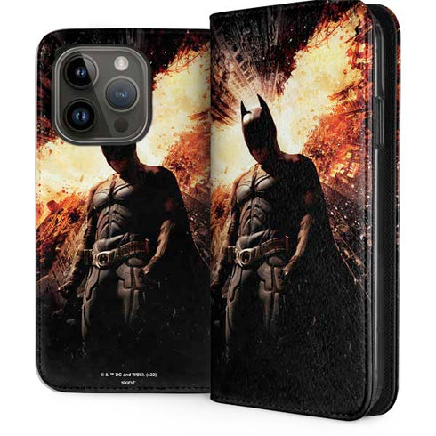 The Dark Knight Rises Movie Poster iPhone 15 Pro Folio Case